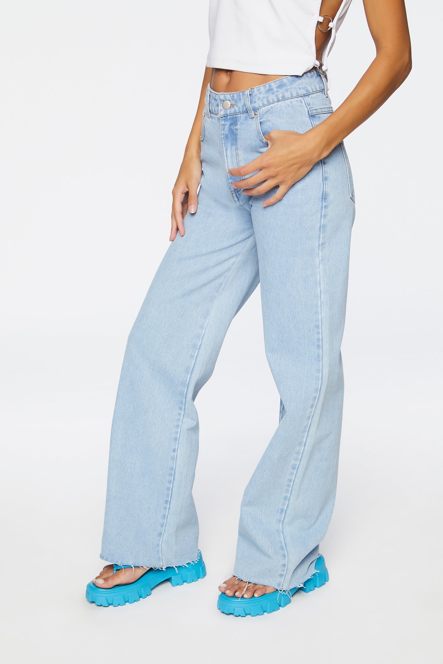 PANTALON DE TIRO ALTO WIDE-LEG