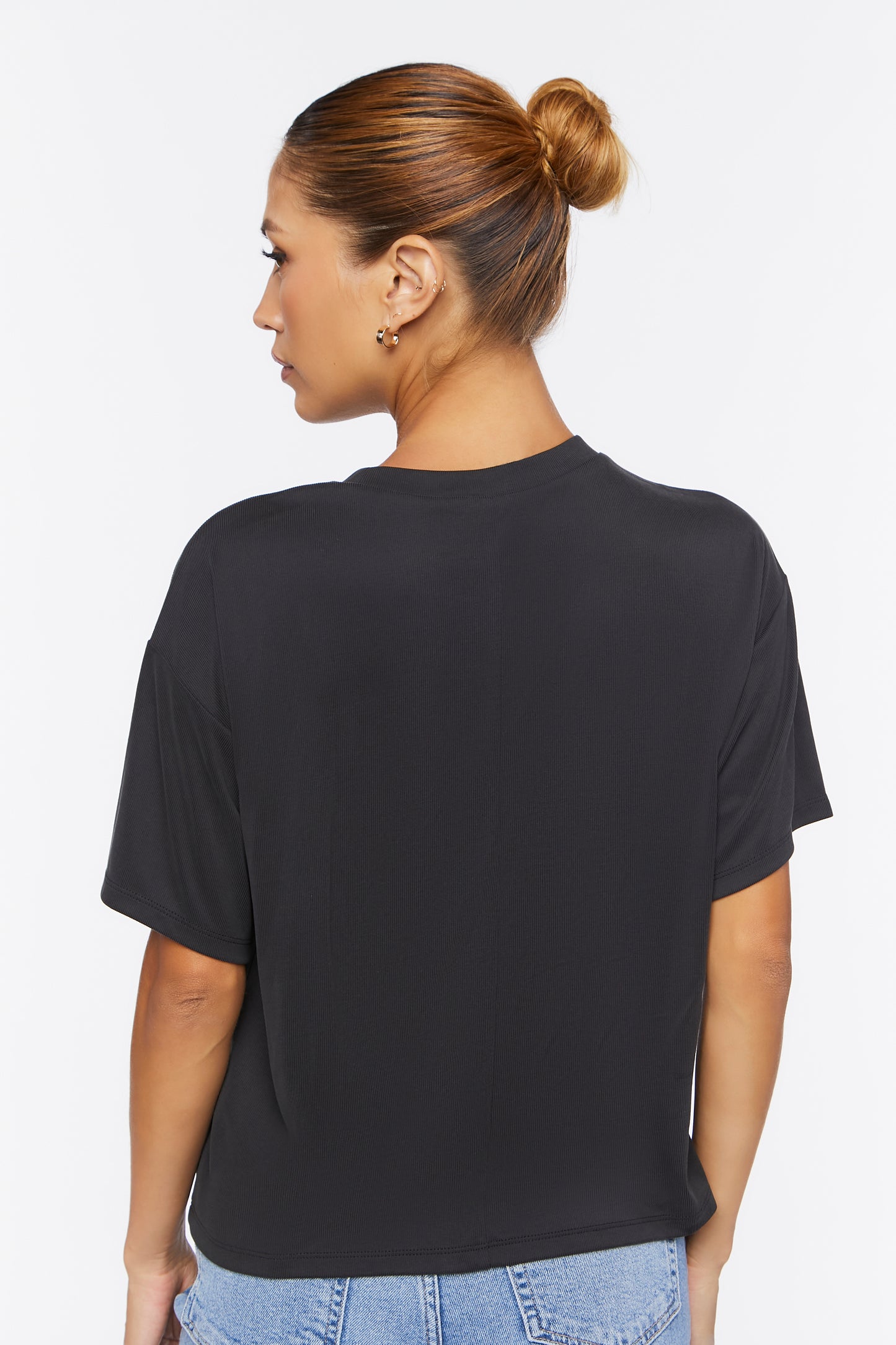 POLERA OVERSIZED ACANALADA
