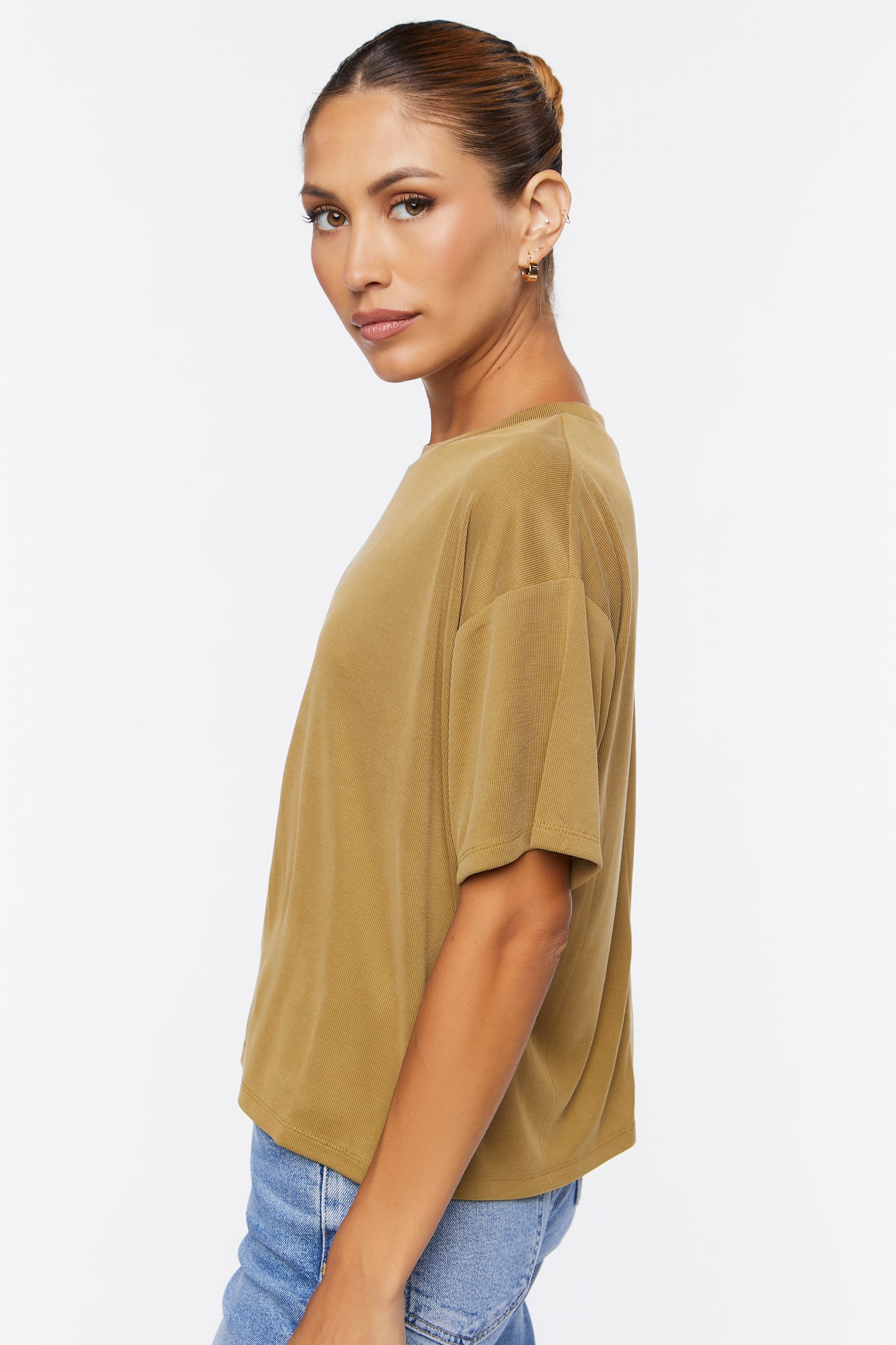 POLERA OVERSIZED ACANALADA