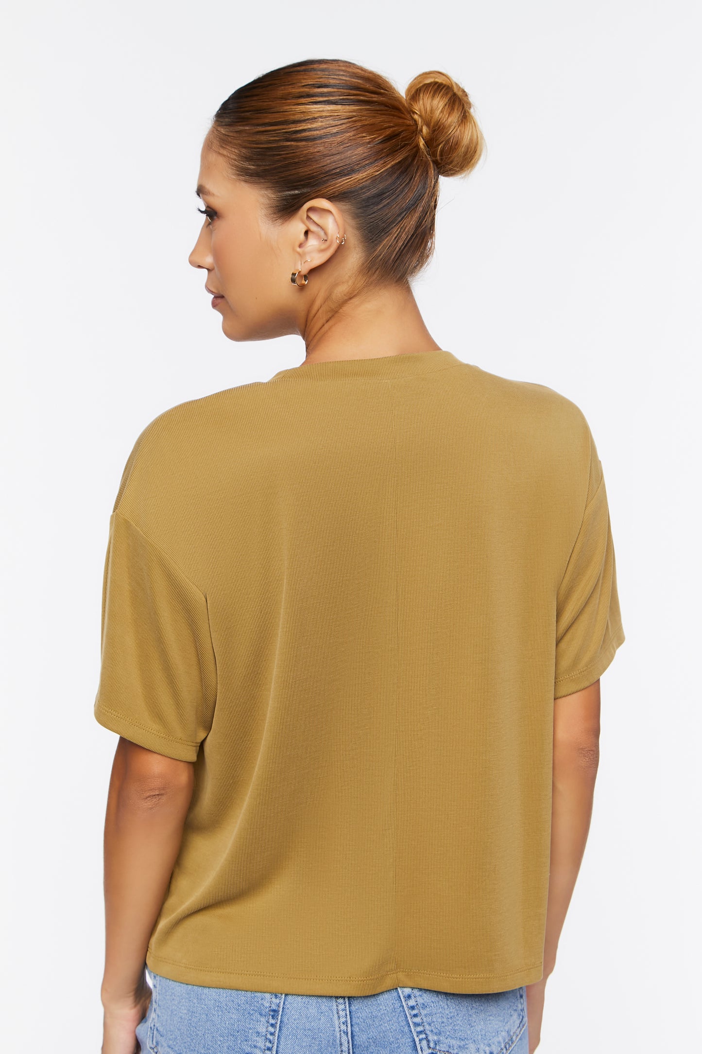 POLERA OVERSIZED ACANALADA