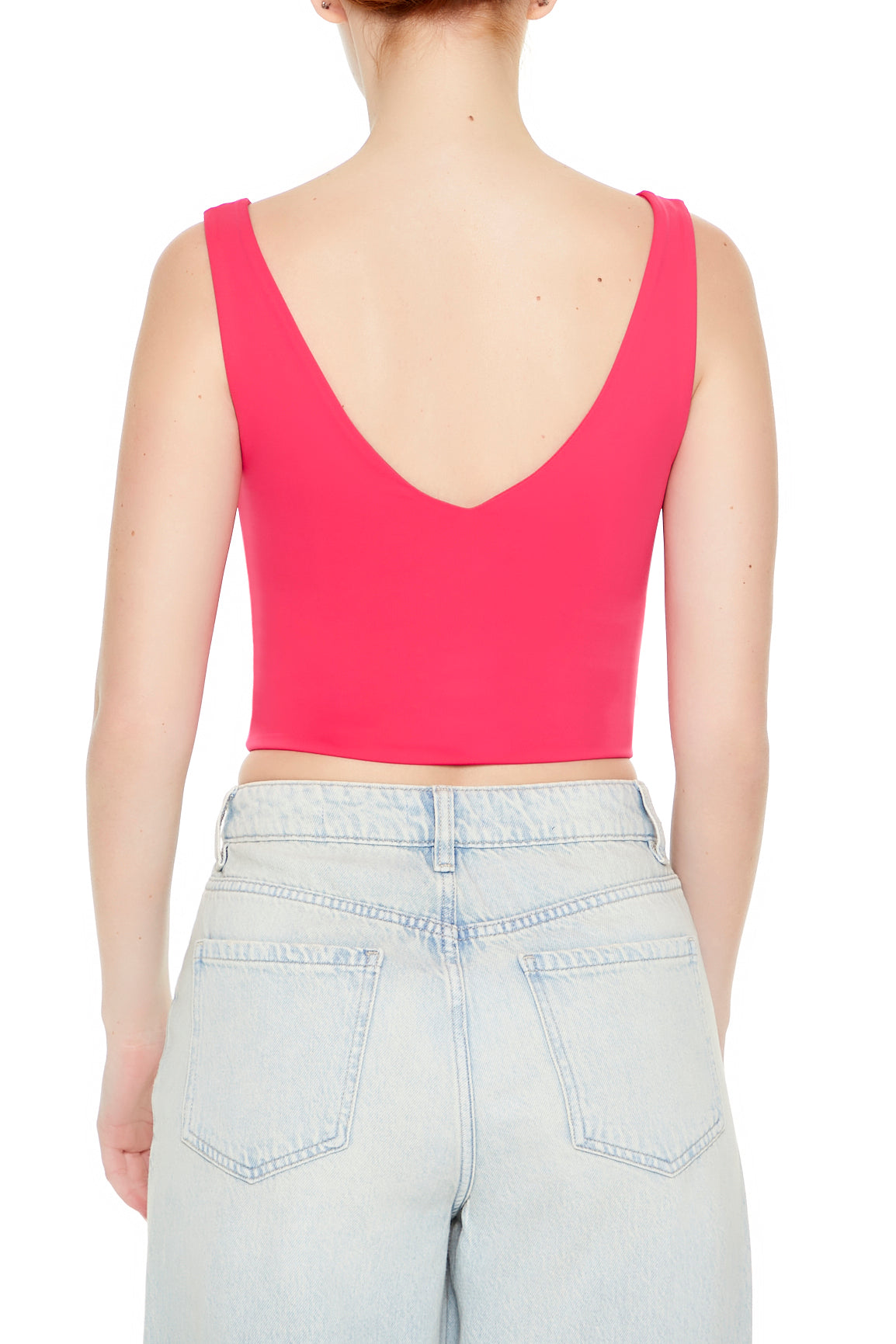 CROP TOP ESCOTE EN V LICRADO