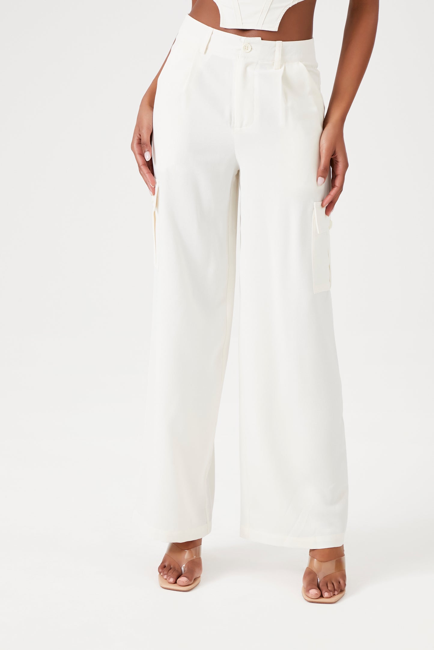 PANTALON CARGO WIDE-LEG