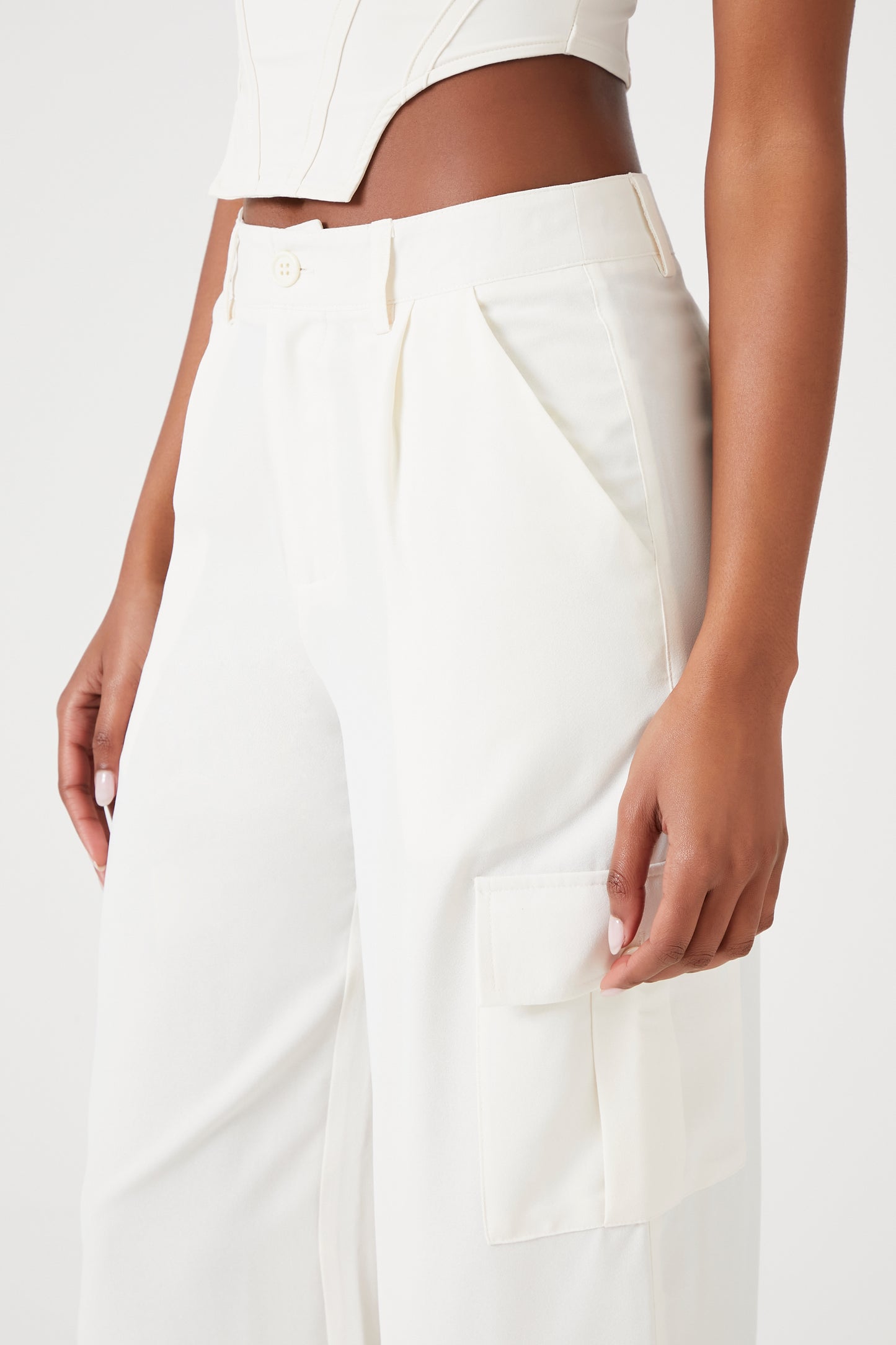 PANTALON CARGO WIDE-LEG