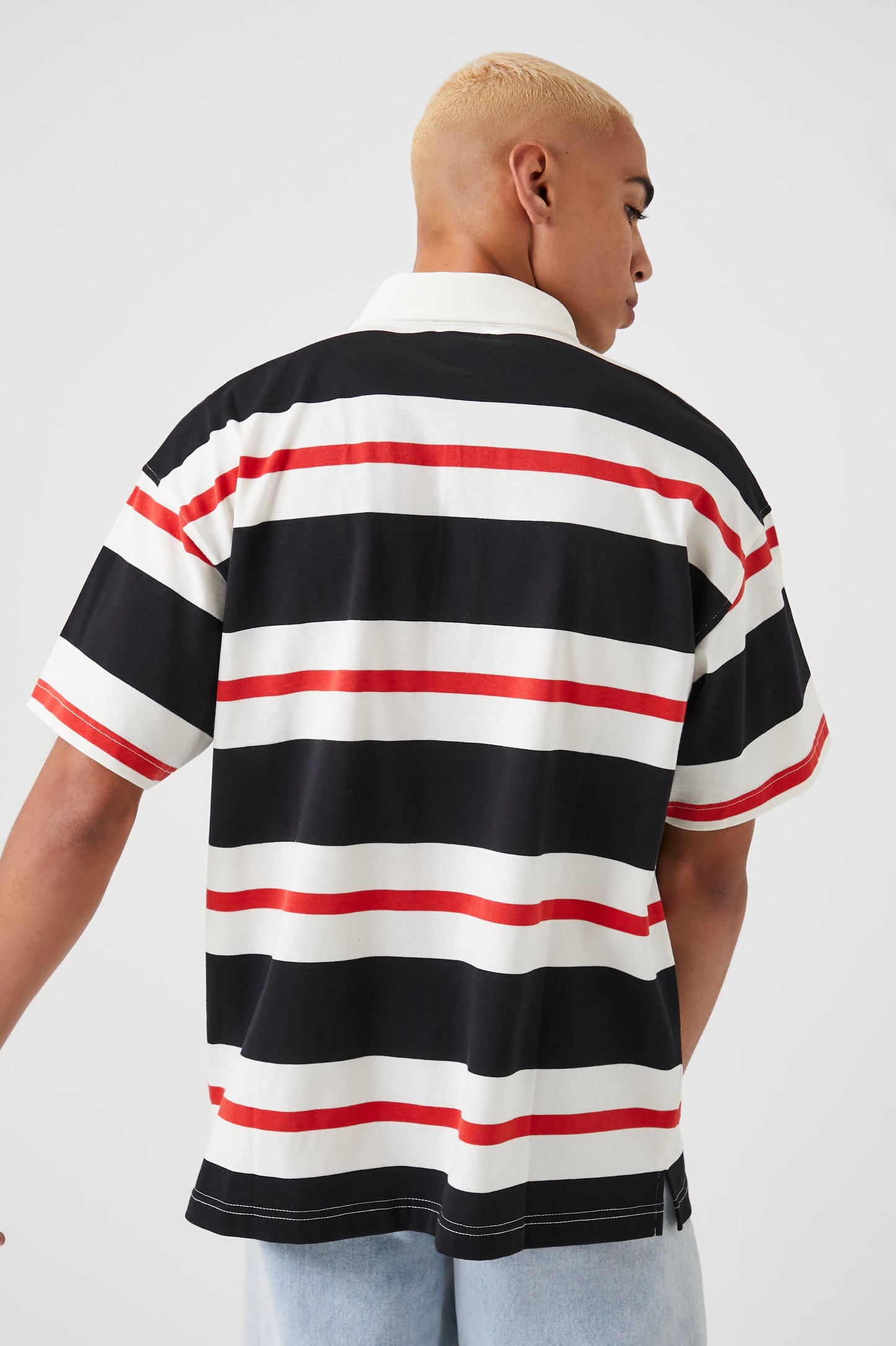 POLERA POLO CON FRANJAS