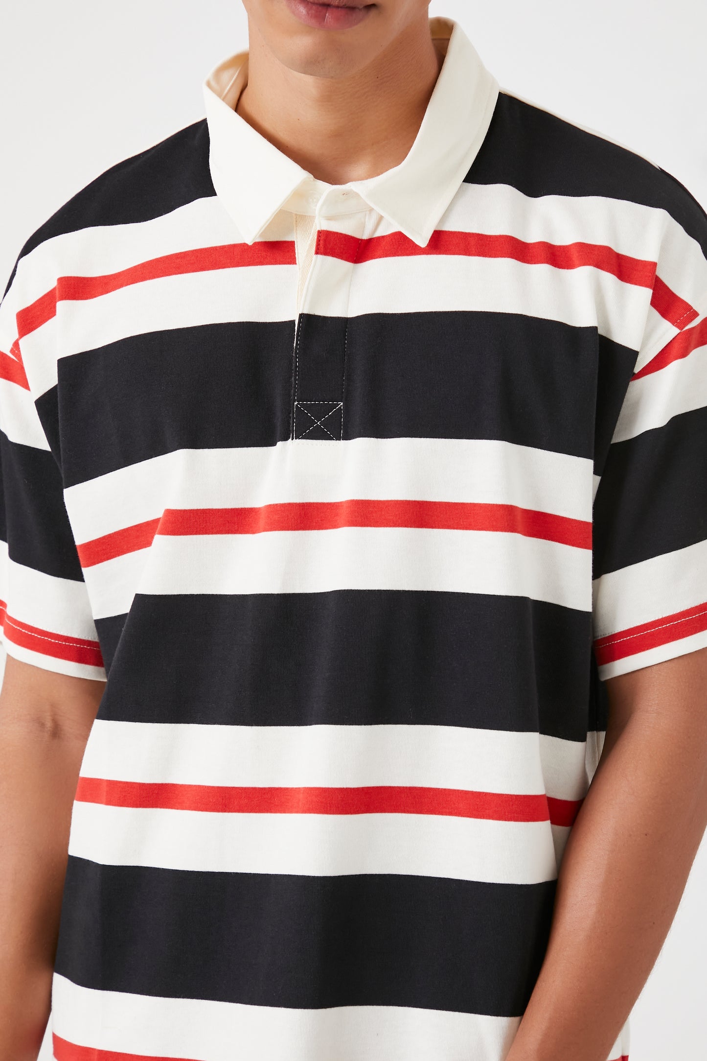 POLERA POLO CON FRANJAS