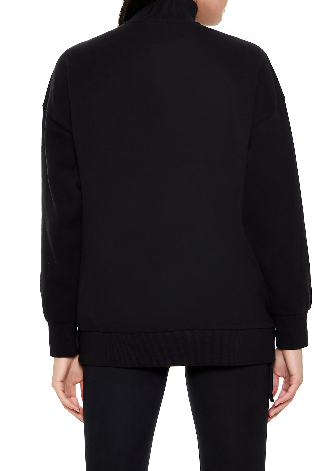 SUDADERA DE ALGODÓN CUELLO ALTO