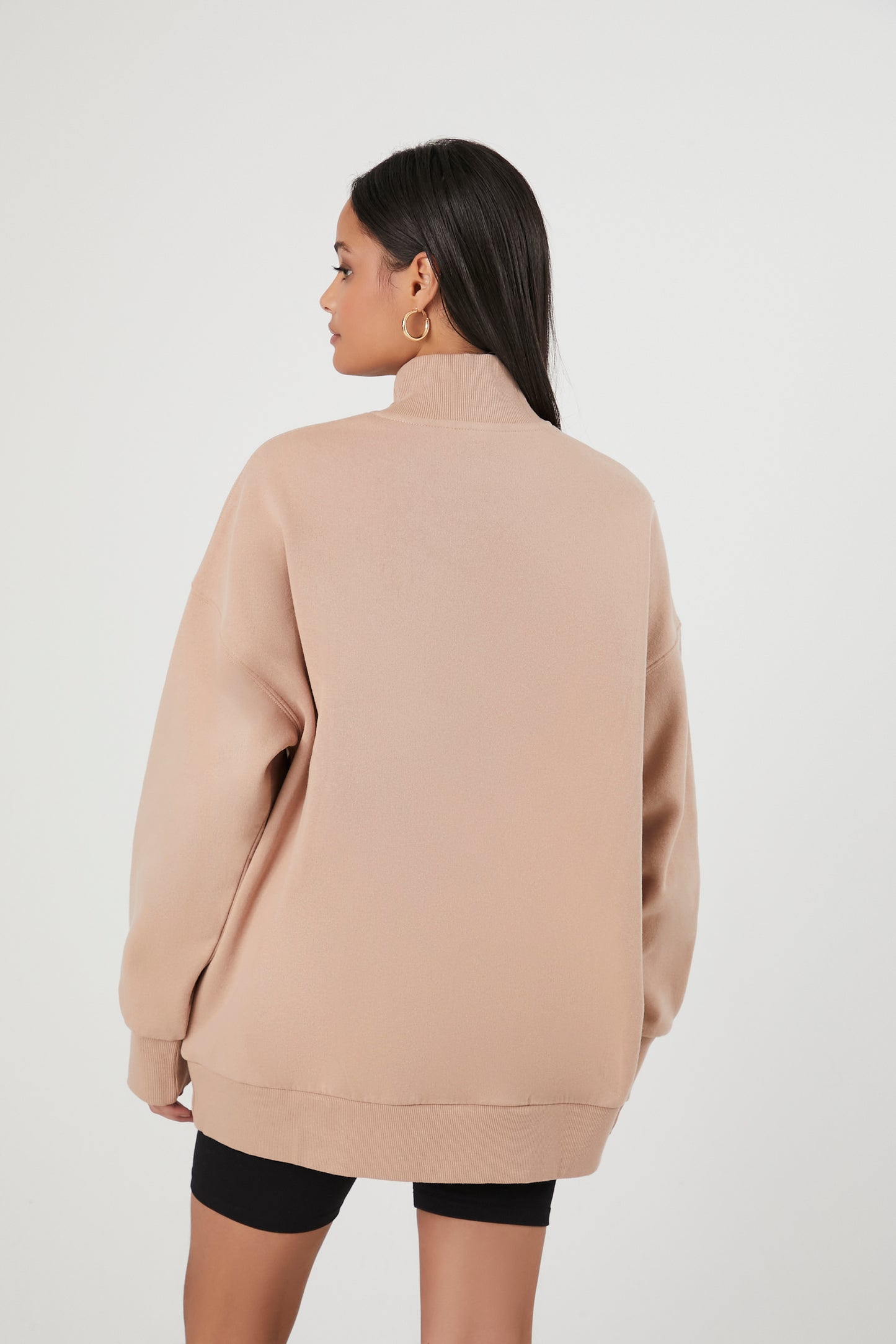 SUDADERA DE ALGODÓN CUELLO ALTO