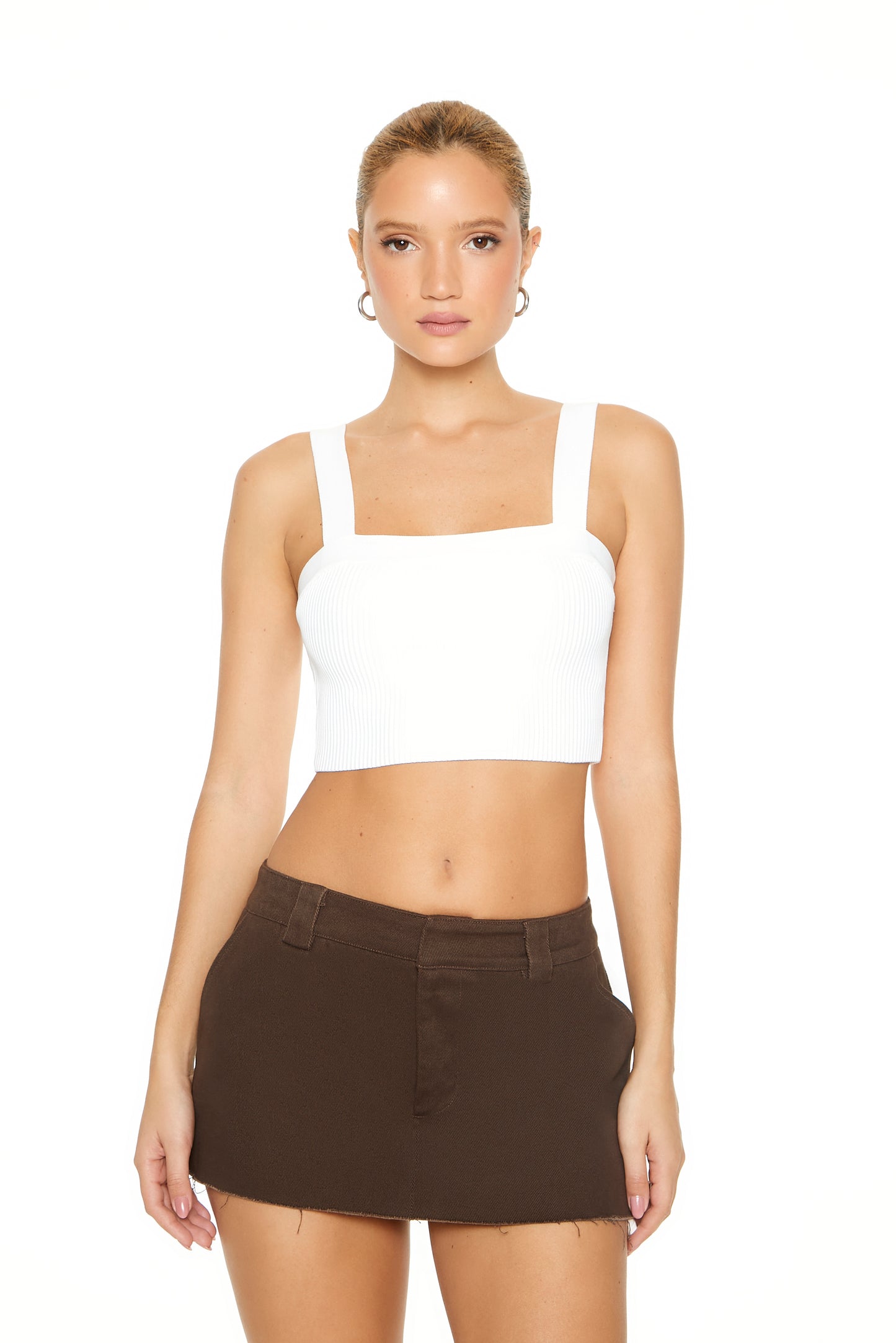 CROP TOP LICRA ACANALADO