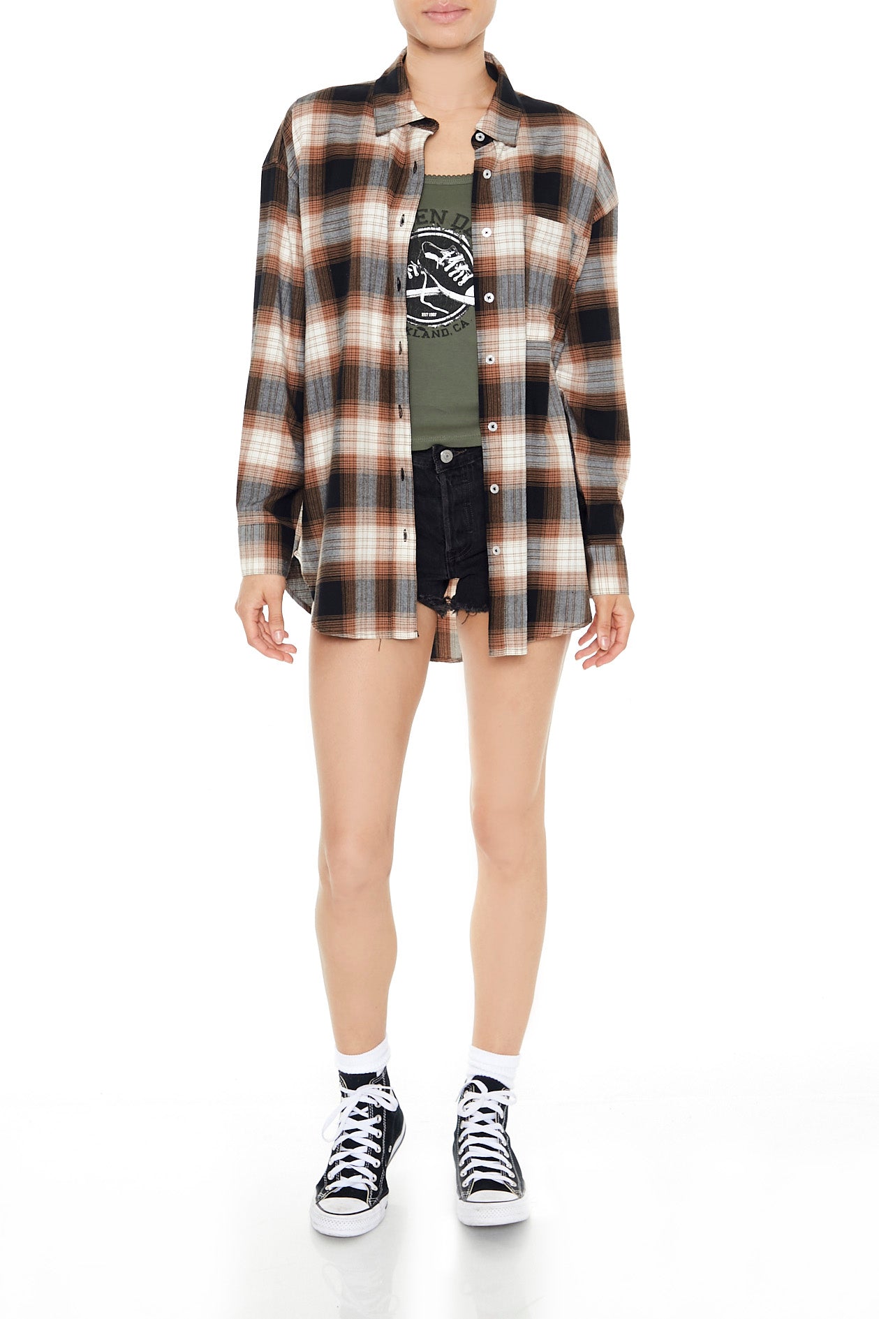 CAMISA OVERSIZED A CUADROS