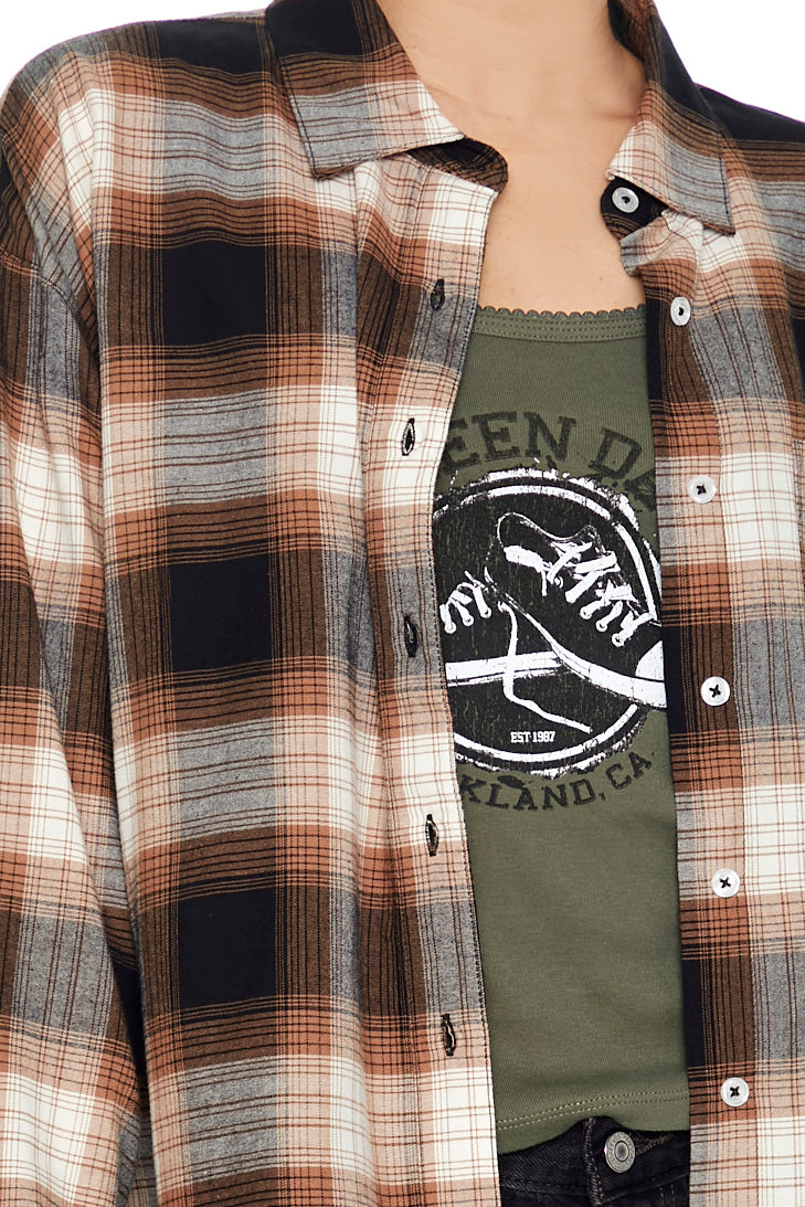 CAMISA OVERSIZED A CUADROS