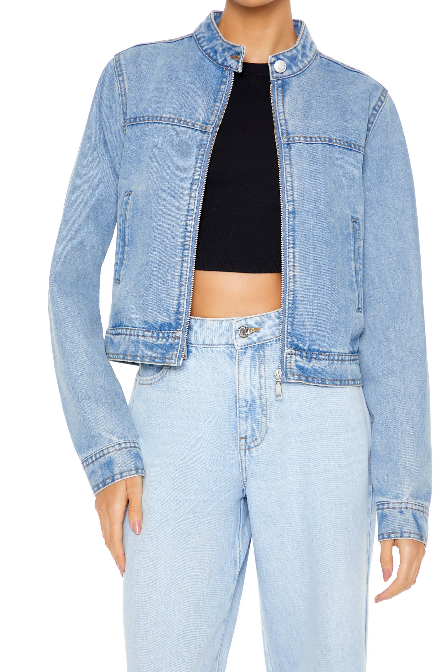 CHAQUETA BIKER DENIM