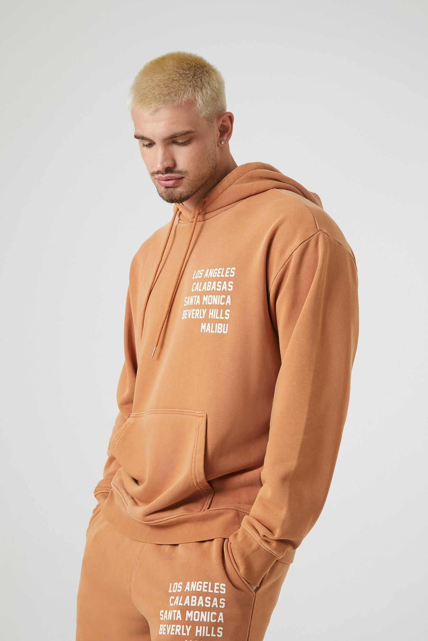 HODDIE CON LOGO "LOS ANGELES"