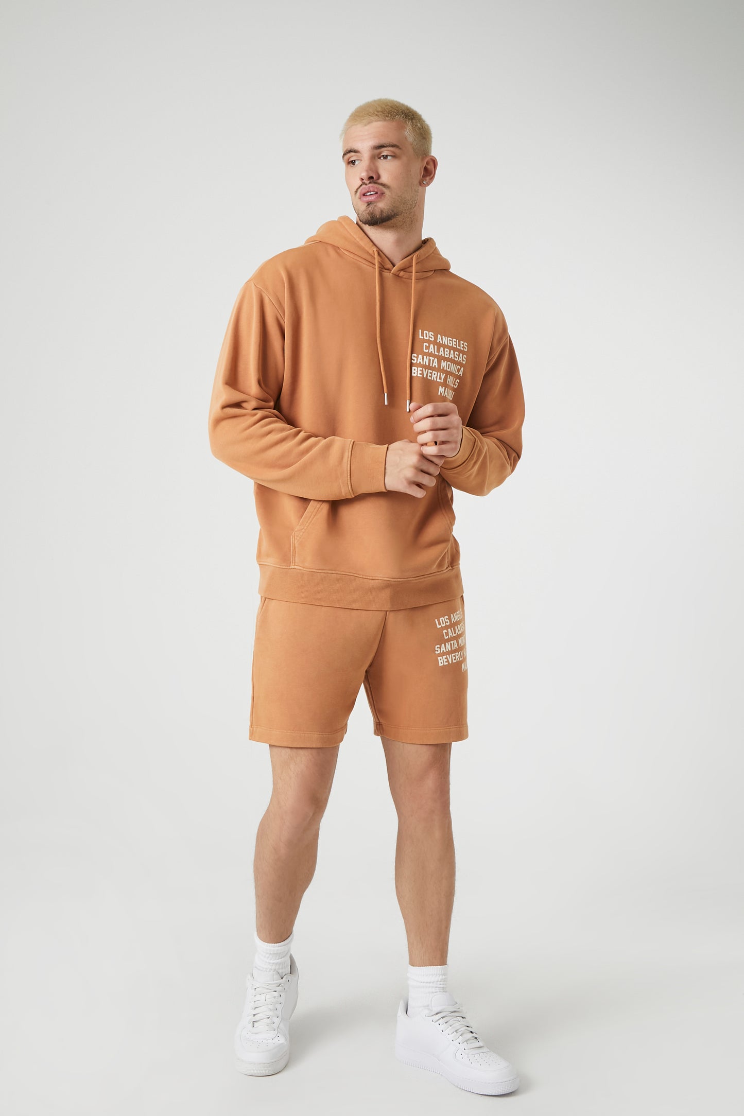 HODDIE CON LOGO "LOS ANGELES"