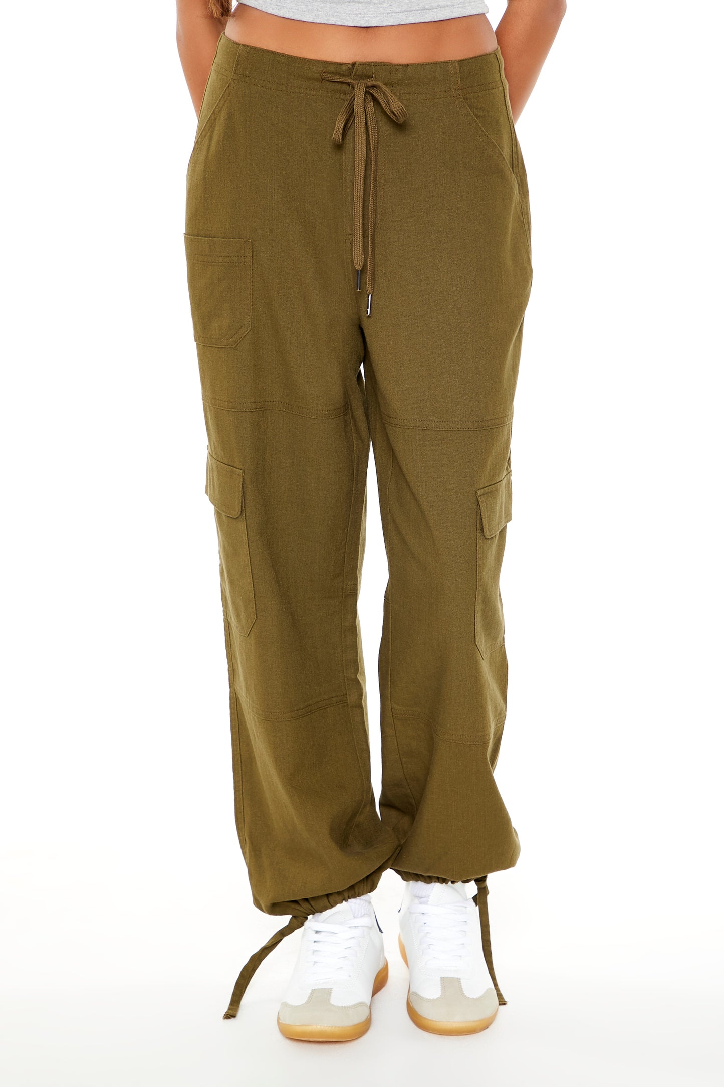 PANTALON CARGO DE LINO