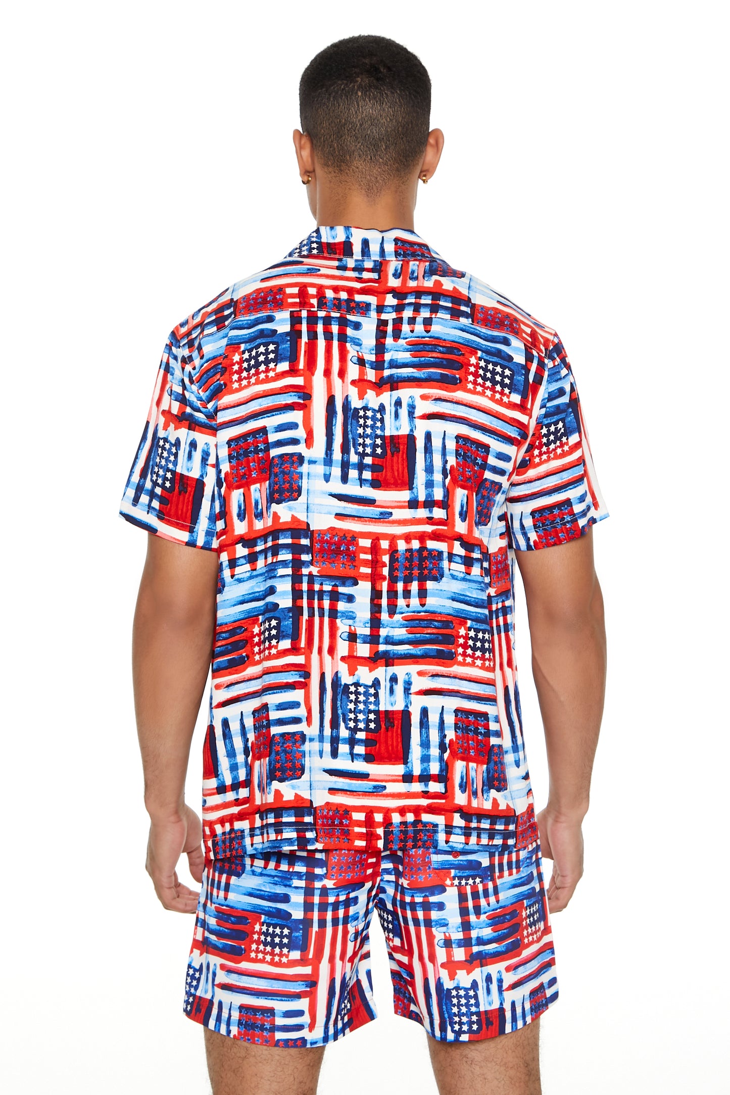 CAMISA ESTAMPADA "AMERICAN FLAG"