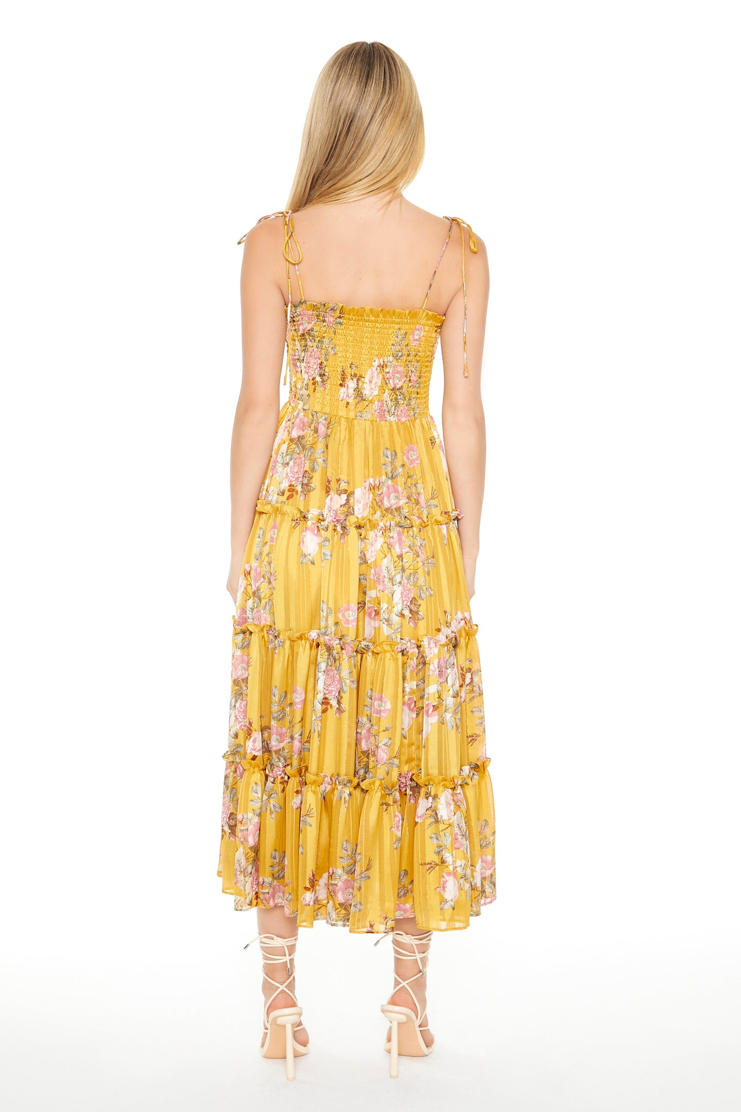 VESTIDO MIDI CON ESTAMPADO FLORAL2