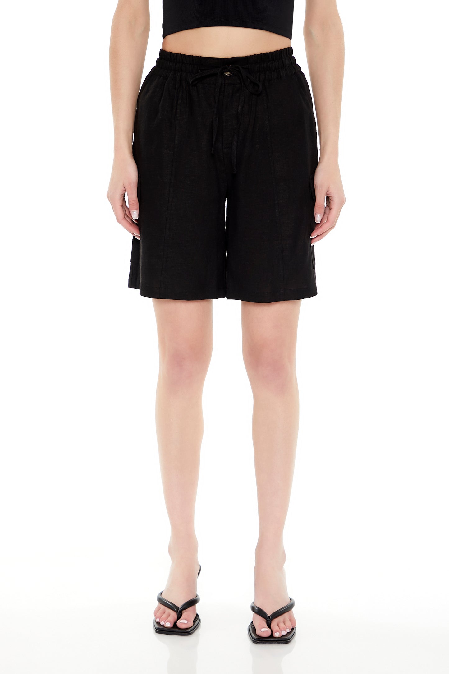 SHORT CARGO DE LINO