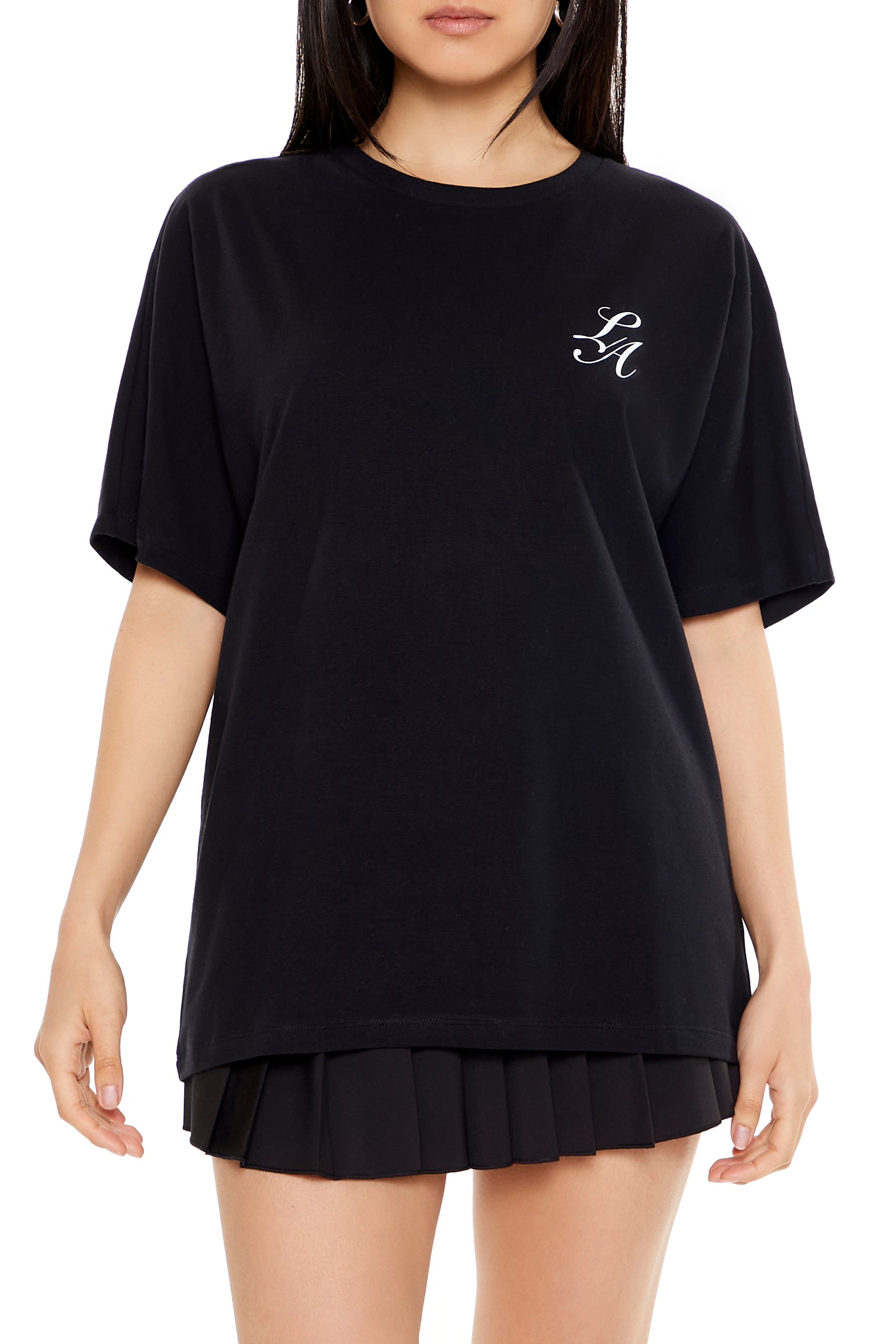 POLERA OVERSIZED LOGO "LOS ANGELES"