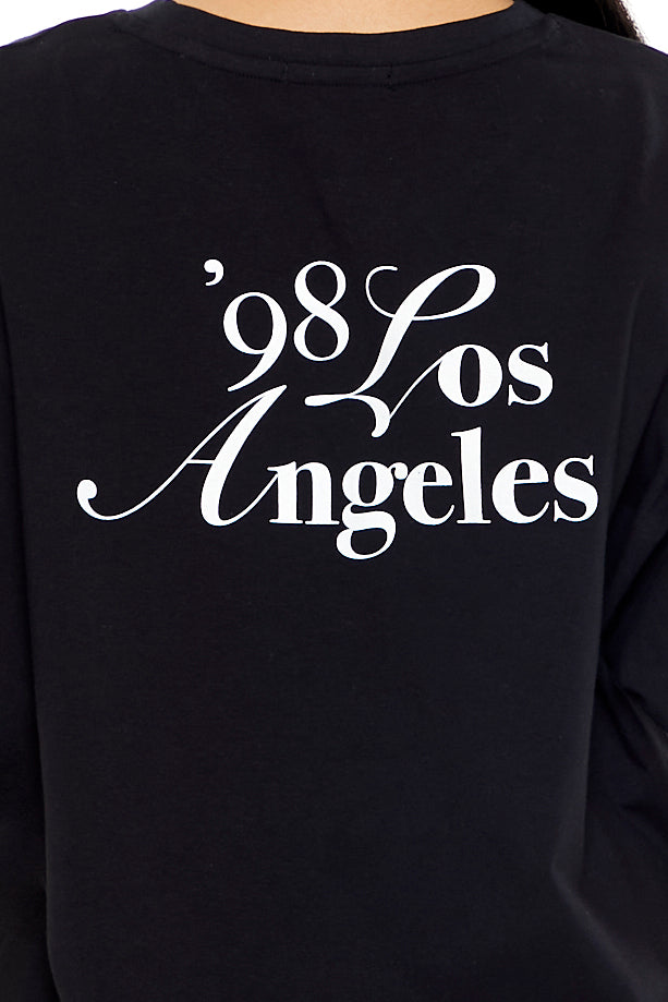 POLERA OVERSIZED LOGO "LOS ANGELES"