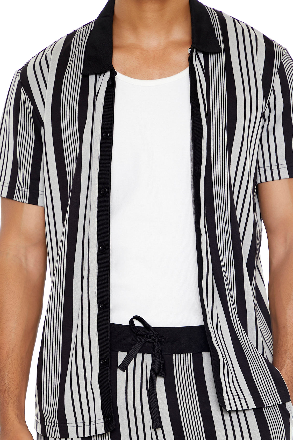 CAMISA MANGA CORTA A RAYAS