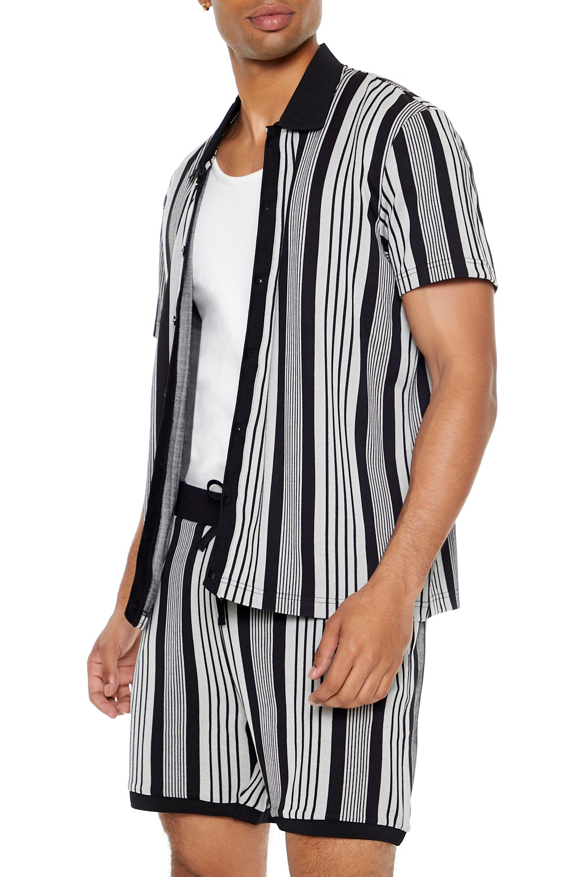CAMISA MANGA CORTA A RAYAS