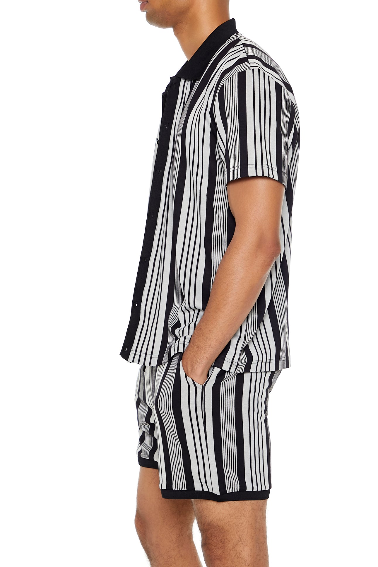 CAMISA MANGA CORTA A RAYAS