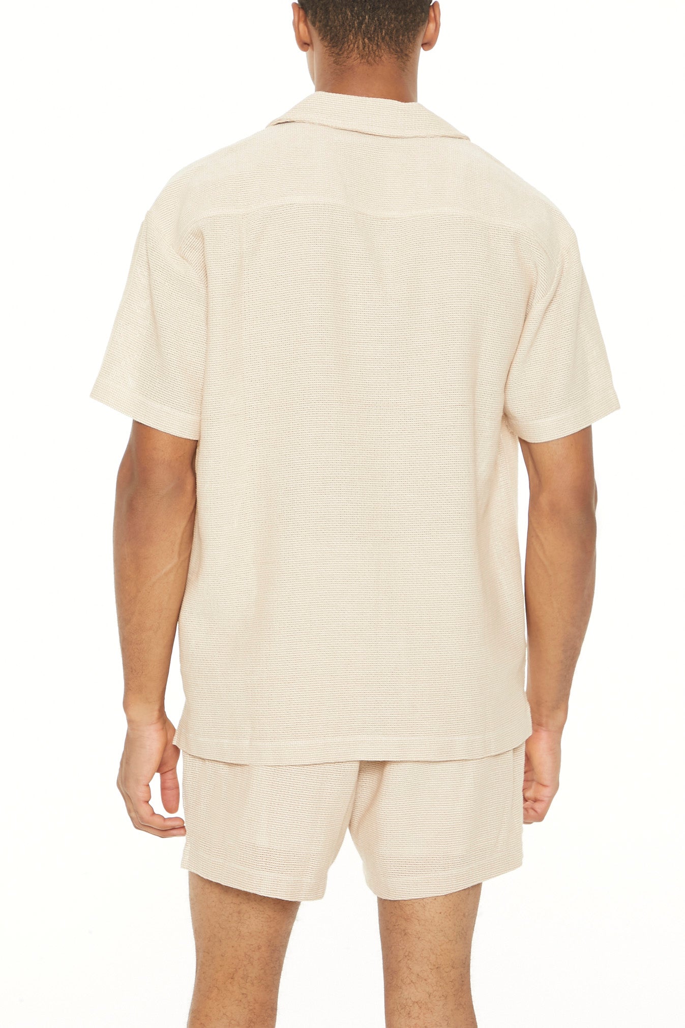 CAMISA MANGA CORTA TEXTURIZADA