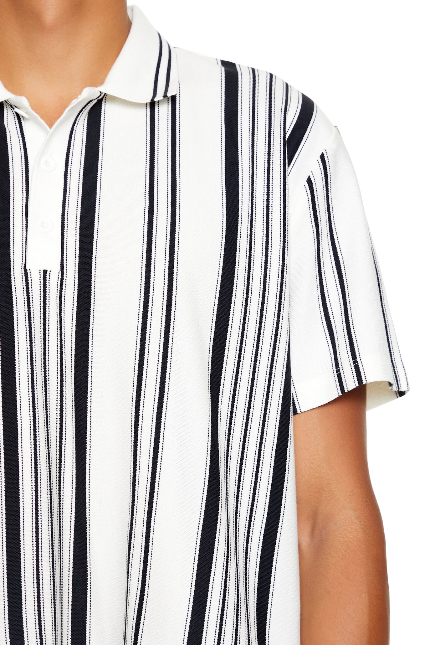 POLERA POLO MANGA CORTA A RAYAS