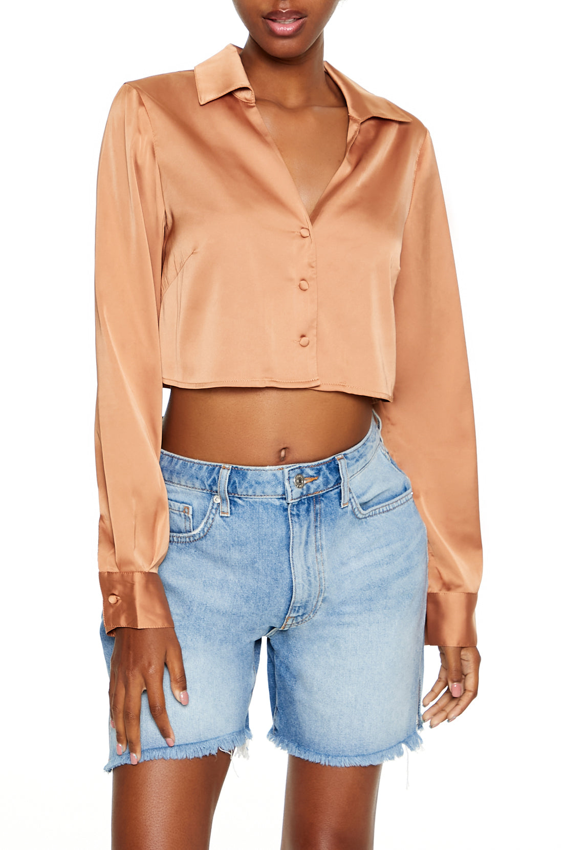 CAMISA DE SAIN CROPPED