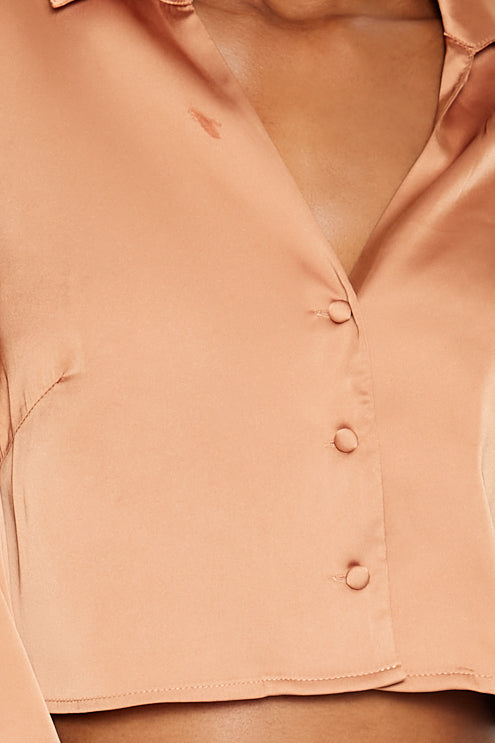 CAMISA DE SAIN CROPPED
