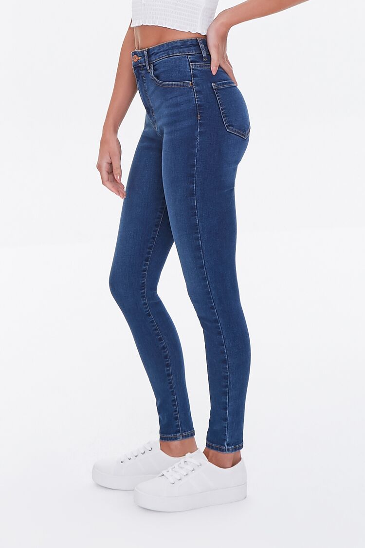PANTALON DENIM SKINNY TIRO ALTO LICRADO