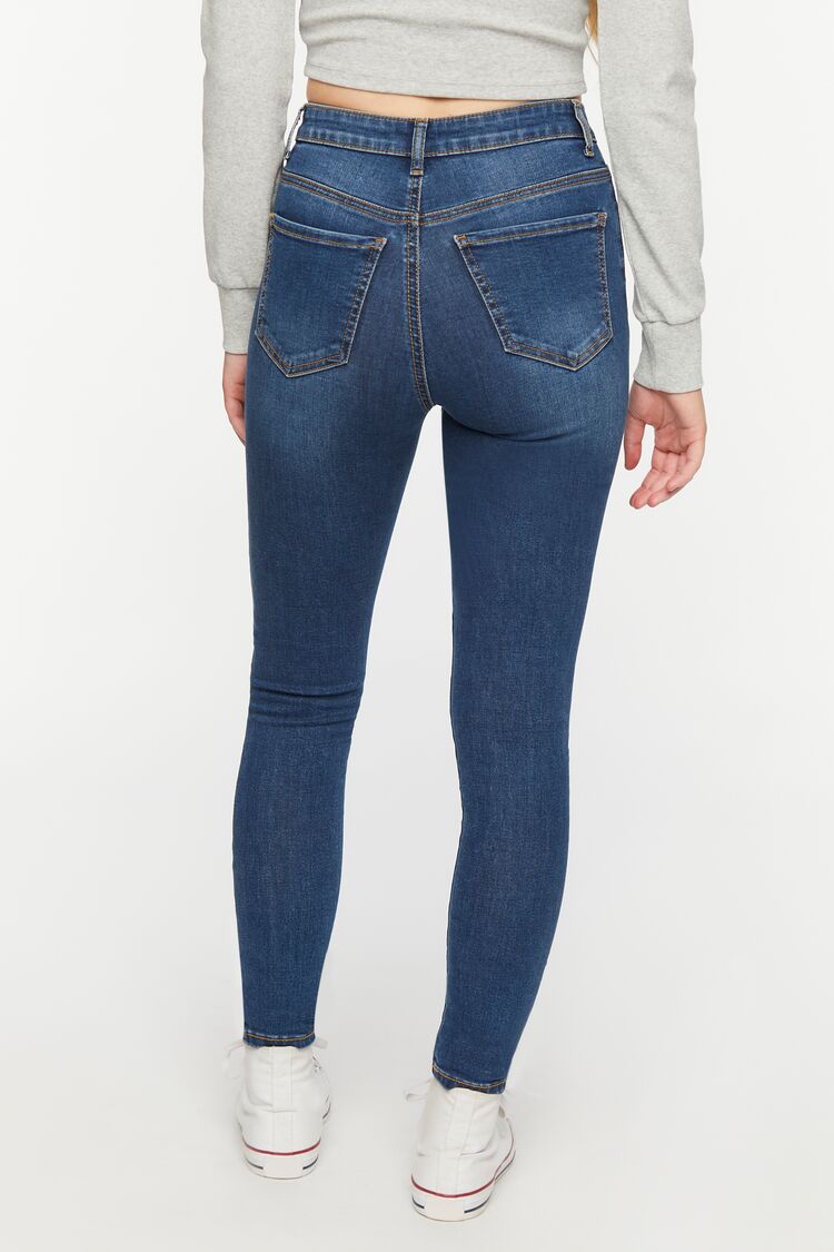 PANTALON MID RISE SKINNY (TIRO MEDIO)