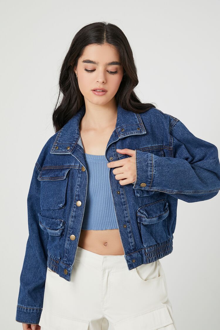CHAQUETA OVERSIZED CON BOLSILLOS CARGO