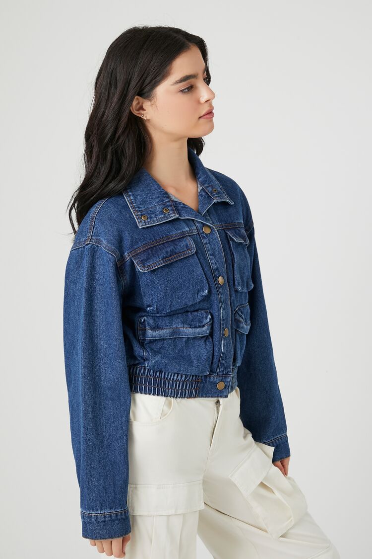 CHAQUETA OVERSIZED CON BOLSILLOS CARGO