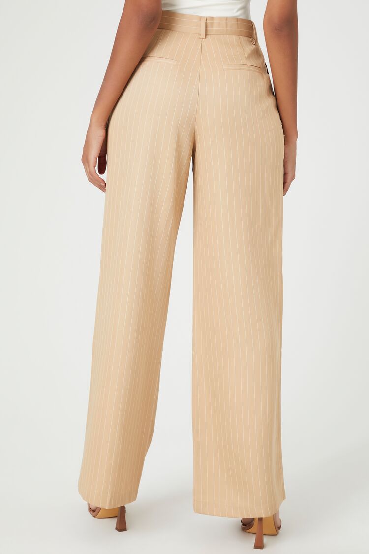 PANTALON WIDE-LEG DE VESTIR CON LINEAS