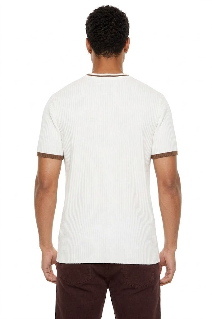 POLERA ESPANDEX CON TEXTURA ACANALADA
