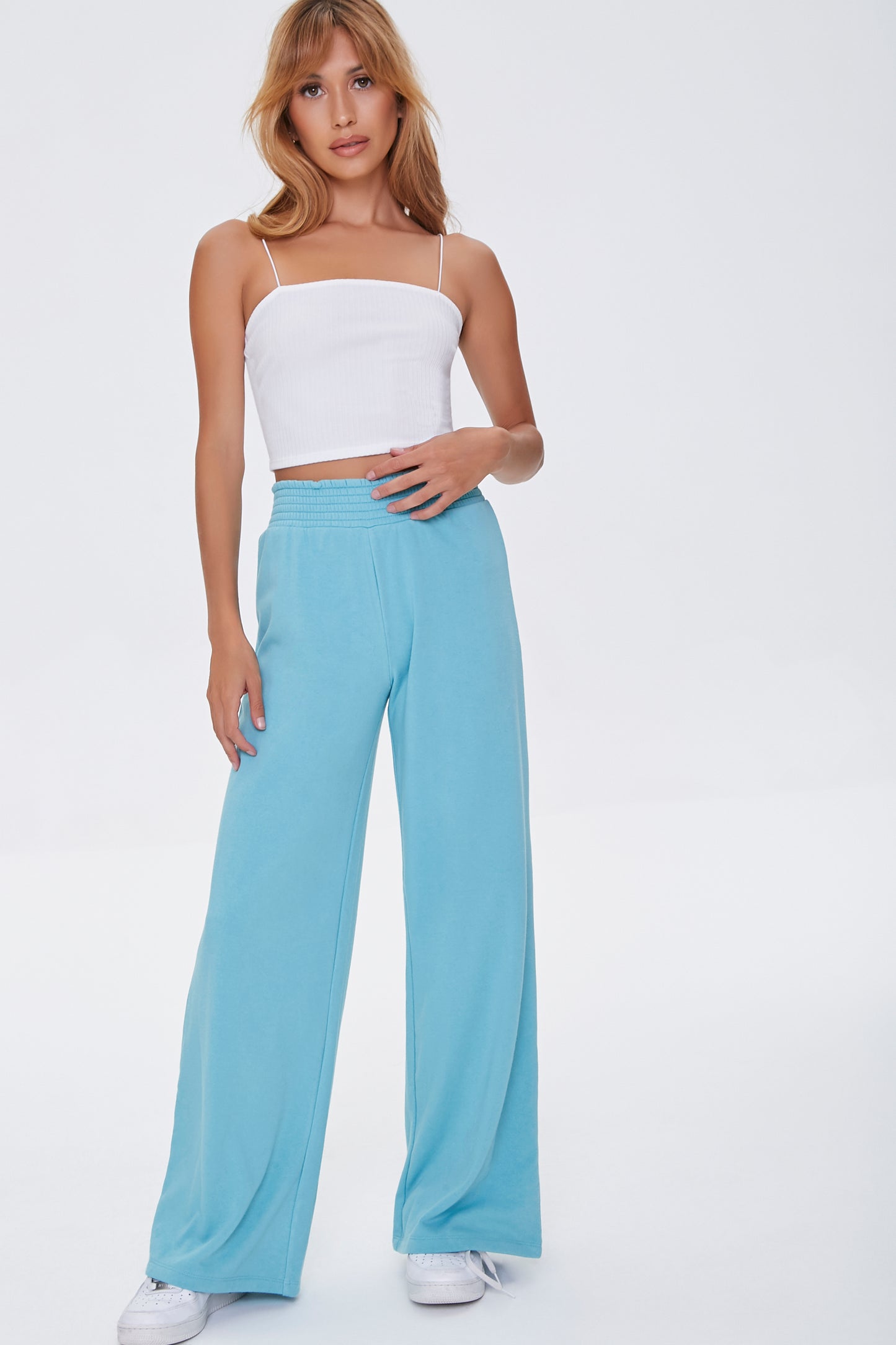PANTALON DE ALGODÓN WIDW-LEG
