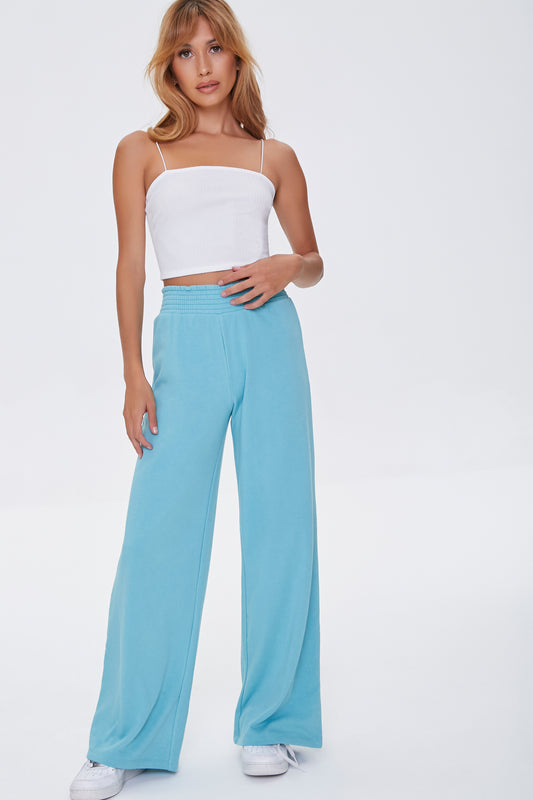 PANTALON DE ALGODÓN WIDW-LEG