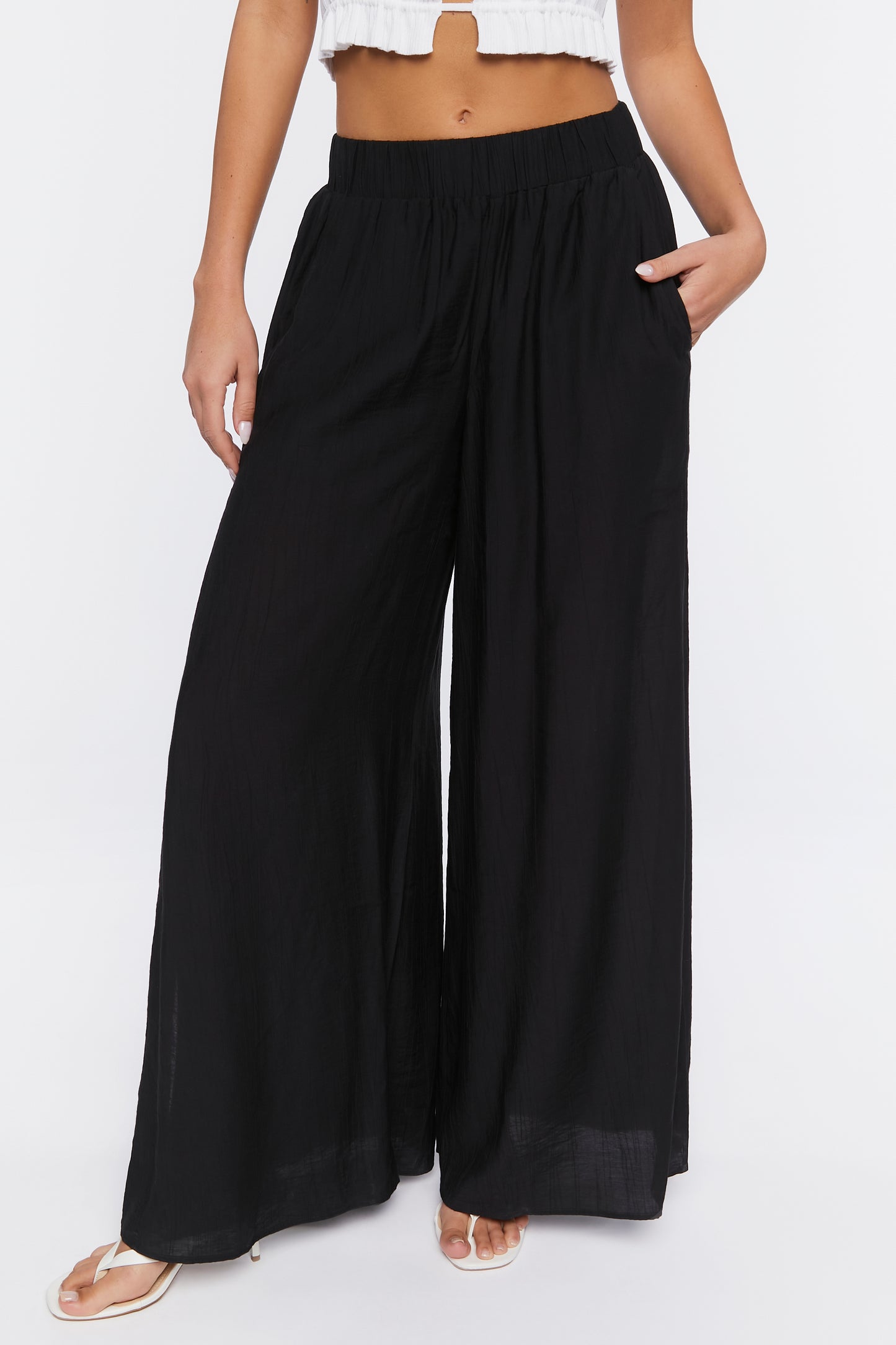 PANTALONA WIDE-LEG CON ABERTURA