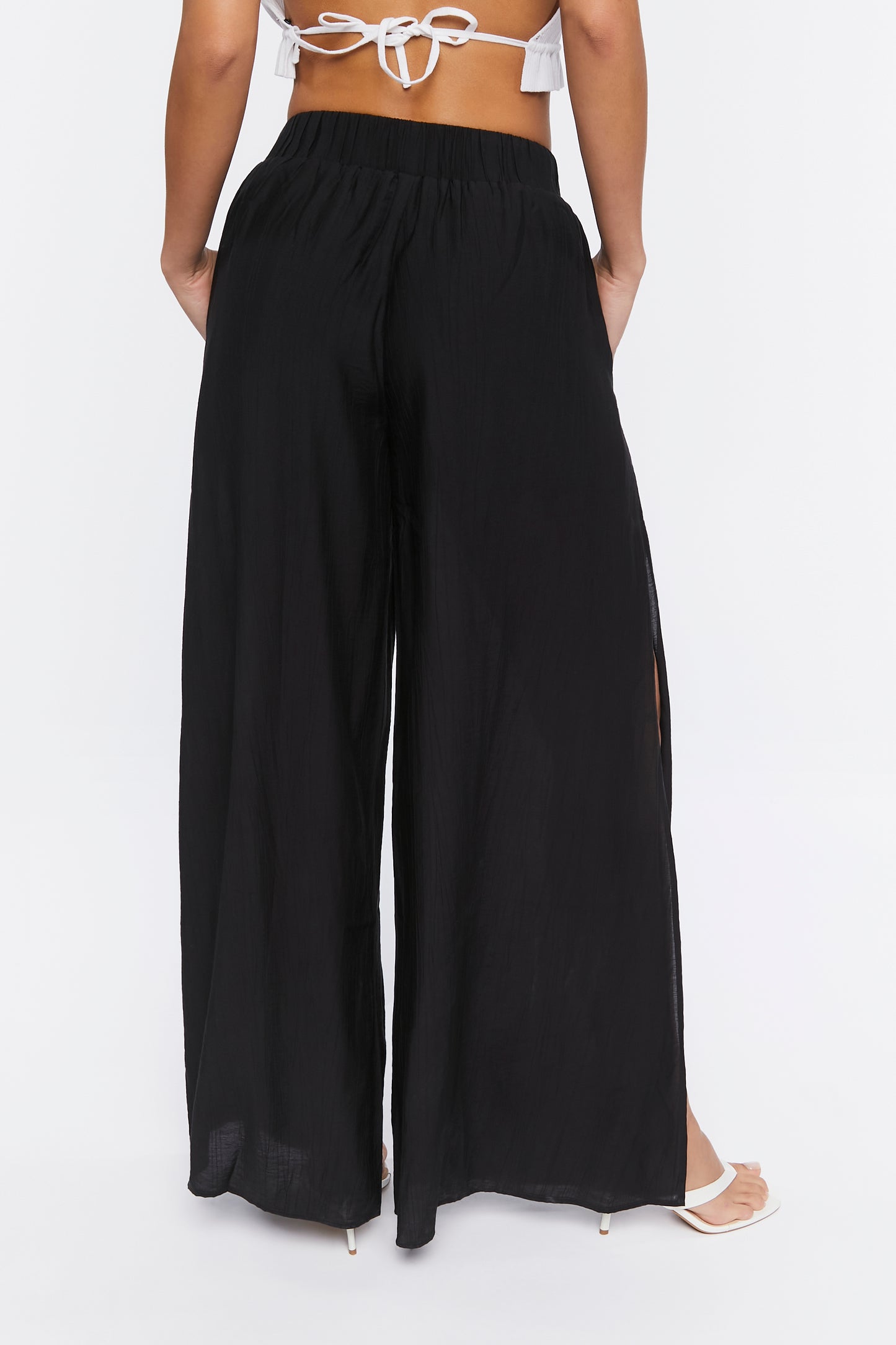 PANTALONA WIDE-LEG CON ABERTURA