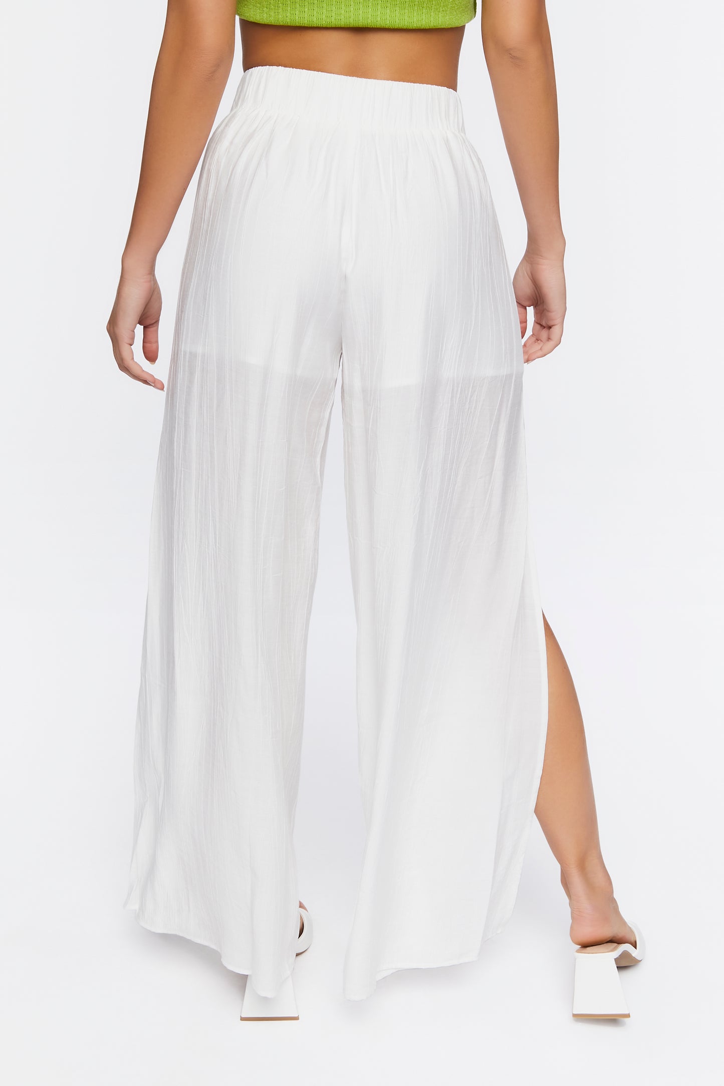 PANTALONA WIDE-LEG CON ABERTURA
