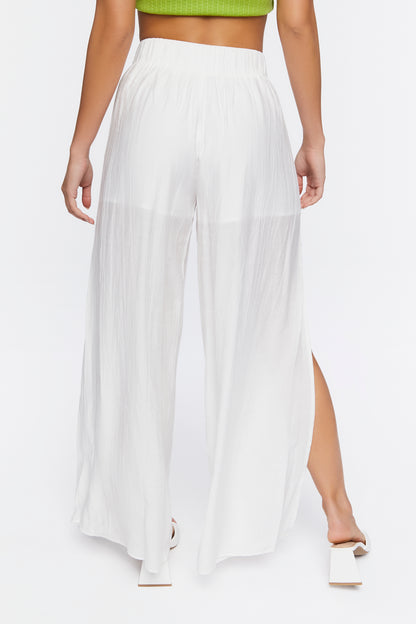 PANTALONA WIDE-LEG CON ABERTURA