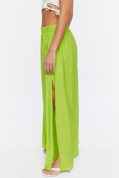 PANTALONA WIDE-LEG CON ABERTURA