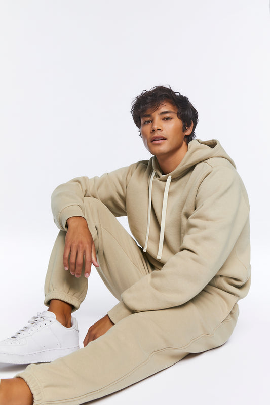 PANTALON JOGGER DE ALGODÓN CON FRISA