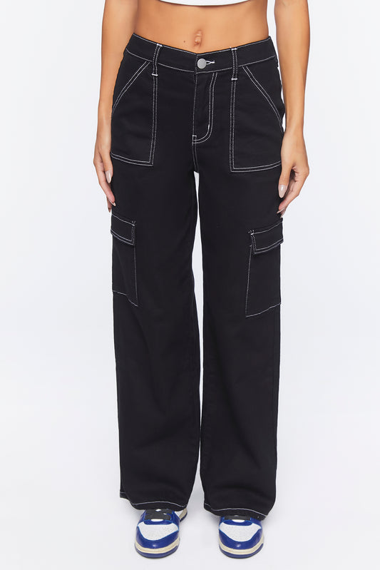 PANTALON CARGO DE CORTE RECTO