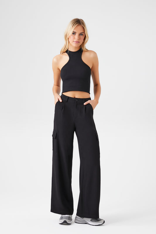 PANTALON CARGO WIDE-LEG