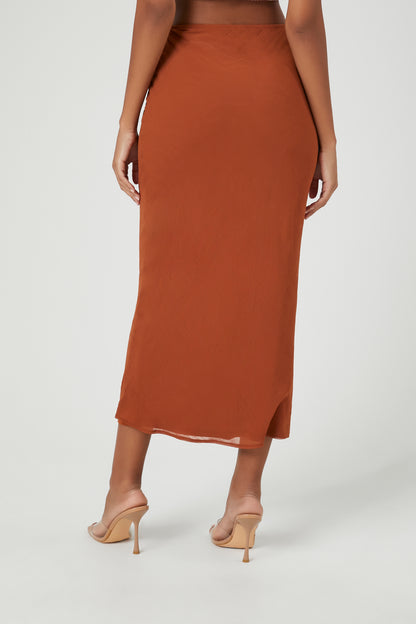FALDA CHIFON MIDI