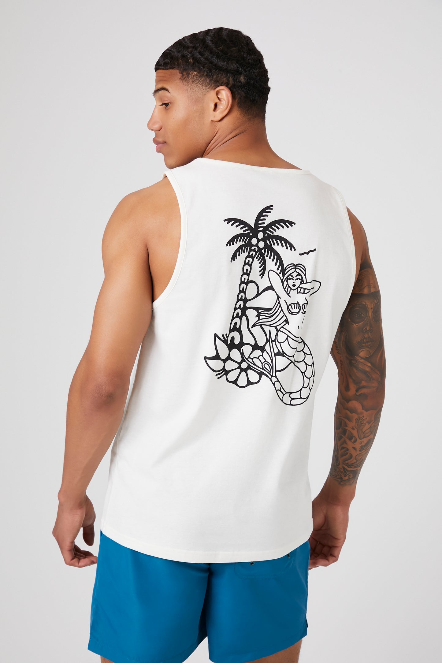 CAMISETA DE ALGODÓN CON LOGO "PRIVATE ISLAND"