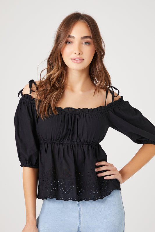 BLUSA MANGA ABULLONADA