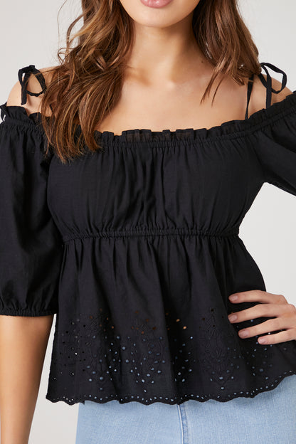 BLUSA MANGA ABULLONADA